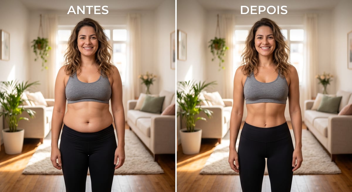 Imagem ilustrativa de Antes x depois de uma lipoescutura