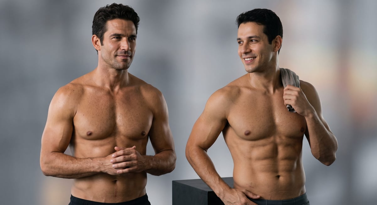 Lipo HD masculina — contorno corporal e definição muscular no abdômen na Clínica SER, São Paulo, Osasco, Barueri, Santana de Parnaíba, São Caetano do Sul, Santo André, São Bernardo do Campo, Guarulhos, Mogi das Cruzes, Suzano, Cotia, Embu das Artes, Diadema