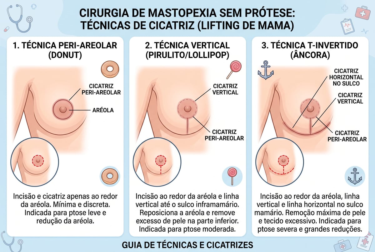 Técnicas de cicatriz na mastopexia na Clínica SER, São Paulo, Osasco, Barueri, Santana de Parnaíba, São Caetano do Sul, Santo André, São Bernardo do Campo, Guarulhos, Mogi das Cruzes, Suzano, Cotia, Embu das Artes, Diadema
