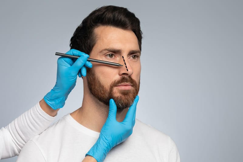 Rinoplastia masculina: como funciona, indicações e resultados naturais