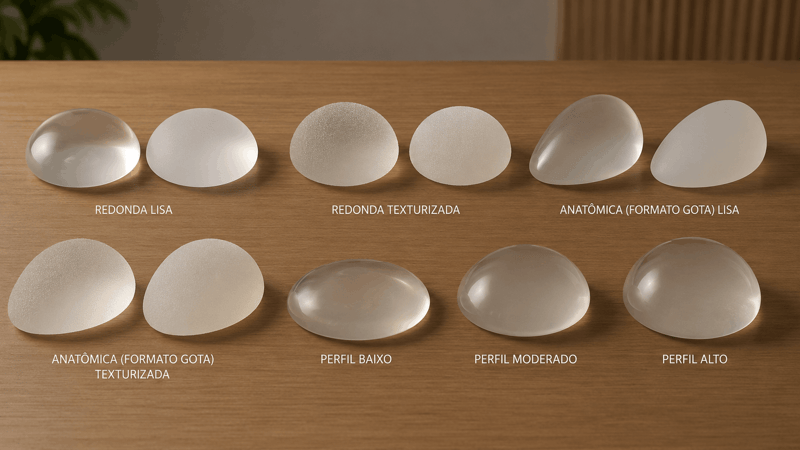 Tipos de Prótese de Silicone: Como Escolher o Formato e Perfil Ideal para Você
