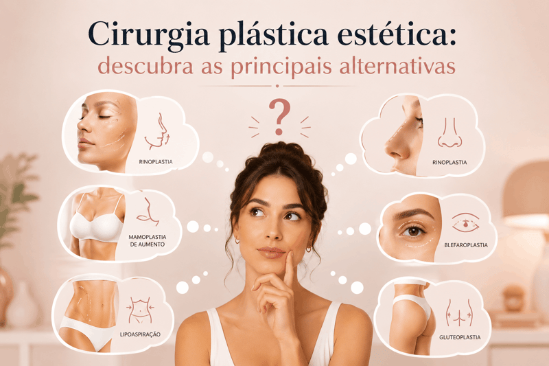 Cirurgia plástica estética: descubra as principais alternativas